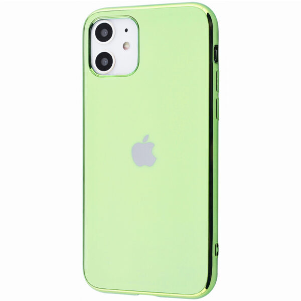 Чохол Matte LOGO для Iphone 11 Зелений / Light Green