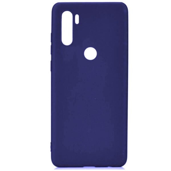 Матовый силиконовый TPU чехол для Xiaomi Redmi Note 8T – Синий