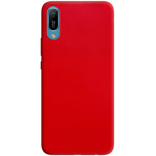 Матовый силиконовый TPU чехол для Huawei Y6 2019 – Красный