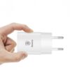 Сетевое зарядное устройство Baseus Letour Charger EU 1USB 2.1A – White 71526