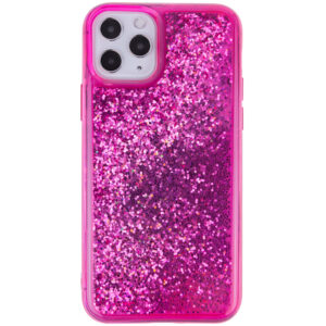 TPU+PC чехол Sparkle glitter для Iphone 11 Pro – Малиновый