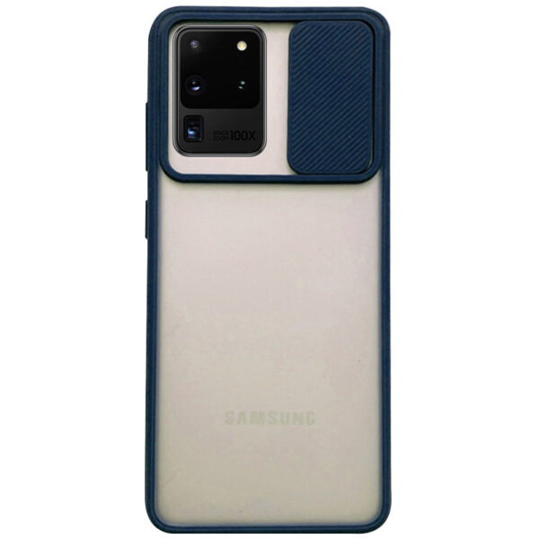 Чехол Camshield mate TPU со шторкой для камеры для Samsung Galaxy S20 Ultra – Синий