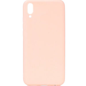 Матовый силиконовый TPU чехол для Huawei Y6 2019 – Розовый