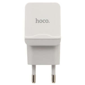 Сетевое зарядное устройство HOCO C27A + кабель MicroUSB 1USB 2.4A – White