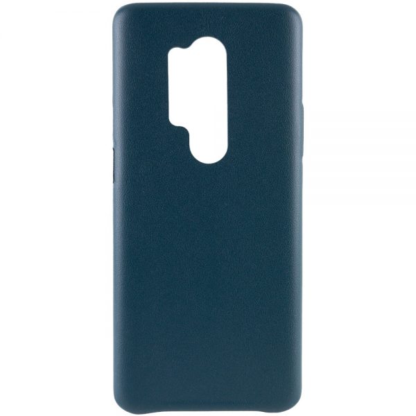 Кожаный чехол Leather Case для OnePlus 8 Pro – Зеленый
