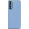 Матовый силиконовый TPU чехол для Oppo Reno 4 Pro – Голубой / Lilac Blue
