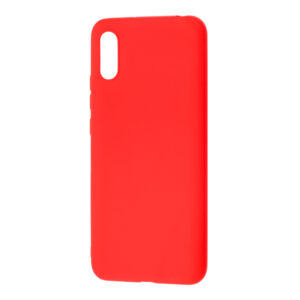 Матовый силиконовый TPU чехол для Xiaomi Redmi 9A – Красный