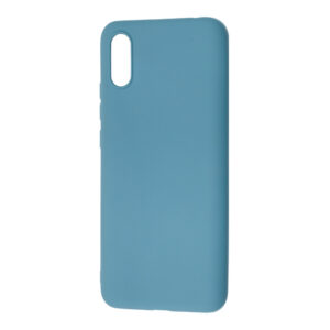 Матовый силиконовый TPU чехол для Xiaomi Redmi 9A – Синий / Powder Blue