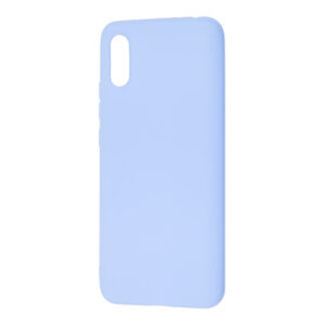 Матовый силиконовый TPU чехол для Xiaomi Redmi 9A – Голубой / Lilac Blue