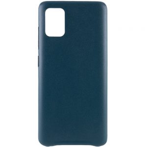 Кожаный чехол Leather Case для Samsung Galaxy A51 – Зеленый
