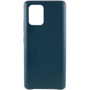 Кожаный чехол Leather Case для Samsung Galaxy S10 lite (G770F) – Зеленый