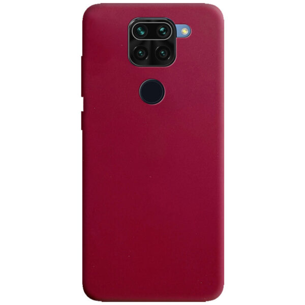 Чохол Matte для Xiaomi Redmi Note 9 / Redmi 10X Бордовий