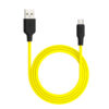 Кабель Hoco X21 plus Silicone Micro USB 2.4A (1м) – Black / Yellow 71683