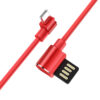 Кабель Hoco U37 Long Roam Type-C Cable 2.4A (1.2м) – Red 71612