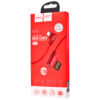 Кабель Hoco U37 Long Roam Type-C Cable 2.4A (1.2м) – Red 71615