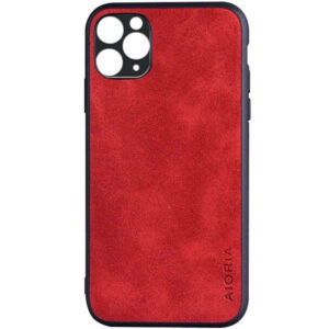 Кожаный чехол AIORIA Vintage для Iphone 11 Pro – Красный