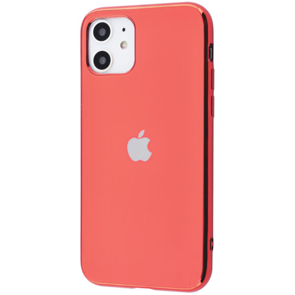 Чохол Matte LOGO для Iphone 11 Рожевий / Coral