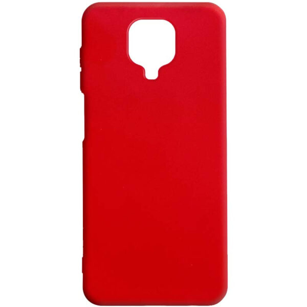 Матовый силиконовый TPU чехол для Xiaomi Redmi Note 9s / Note 9 Pro / Note 9 Pro Max – Красный