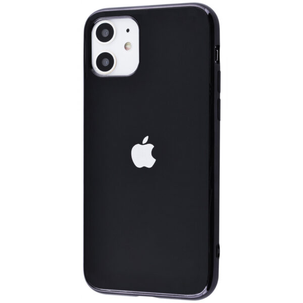 Чехол TPU Matte LOGO для Iphone 11 – Черный / Black