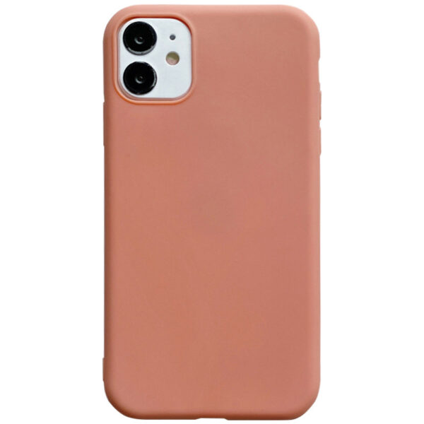 Матовый силиконовый TPU чехол для Iphone 11 – Rose Gold