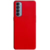 Матовый силиконовый TPU чехол для Oppo Reno 4 Pro – Красный