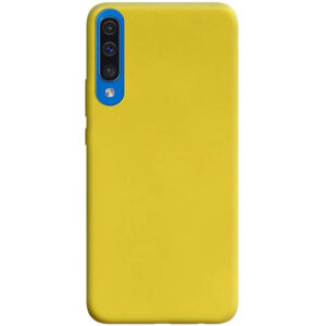 Матовый силиконовый TPU чехол для Realme X3 SuperZoom / X3 / X50 – Желтый