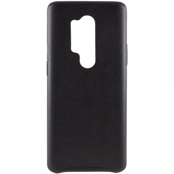 Кожаный чехол Leather Case для OnePlus 8 Pro – Черный