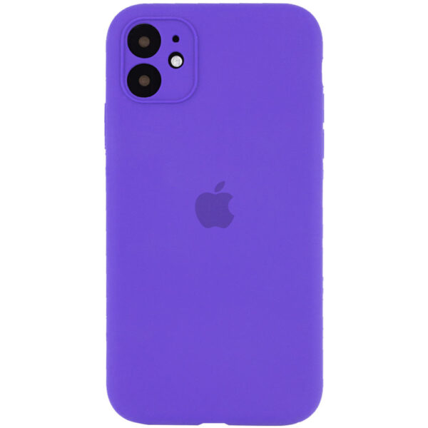 Чохол Silicone Case з захистом камери для Iphone 11 Фіолетовий / Ultra Violet