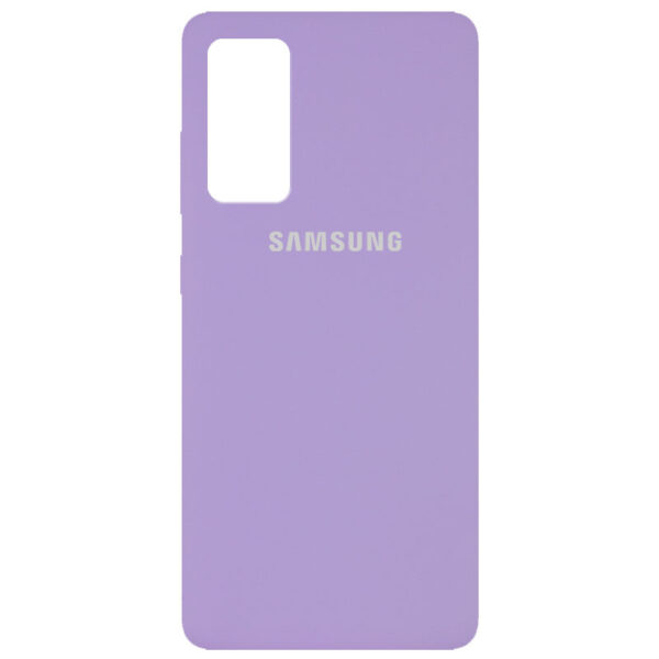 Чохол Silicone Cover для Samsung Galaxy S20 FE Бузковий / Dasheen
