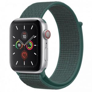 Ремешок Nylon для Apple Watch 42 mm / 44 mm / 45mm / 49 mm  – Зеленый / Pine green