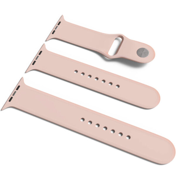 Ремінець Silicone Sport Band для Apple Watch 42/44/45/49 mm S/M Рожевий / Pink Sand