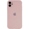 Чохол Silicone Case з захистом камери для Iphone 11 Рожевий / Pink Sand