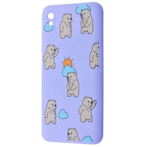 Чохол WAVE Fancy для Xiaomi Redmi 9A Cute bears / Light purple