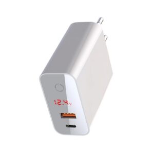Сетевое зарядное устройство Baseus Speed PPS Intelligent Power-Off and Digital Display PD3.0+QC3.0 45W Type-C+USB – White