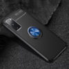 Cиликоновый чехол Deen ColorRing c креплением под магнитный держатель для Samsung Galaxy S20 FE – Черный / Синий 74383