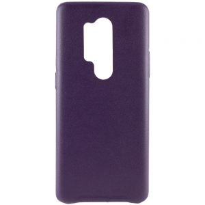 Кожаный чехол Leather Case для OnePlus 8 Pro – Фиолетовый