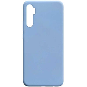 Матовый силиконовый TPU чехол для Xiaomi Mi Note 10 Lite – Голубой / Lilac Blue