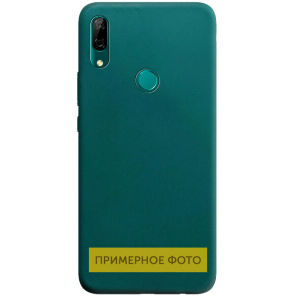 Матовый силиконовый TPU чехол для Vivo Y15 / Y17 – Зеленый / Forest green