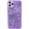 TPU+PC чехол Sparkle glitter для Iphone 11 Pro – Фиолетовый