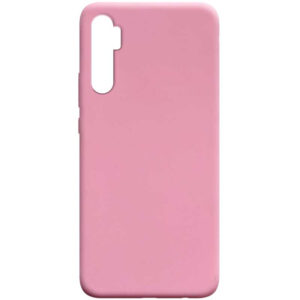 Матовый силиконовый TPU чехол для Xiaomi Mi Note 10 Lite – Розовый