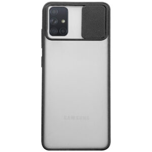 Чехол Camshield mate TPU со шторкой для камеры для Samsung Galaxy A51 – Черный