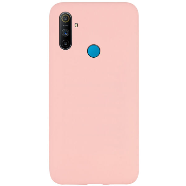 Матовый силиконовый TPU чехол для Realme C3 – Розовый