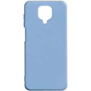 Матовый силиконовый TPU чехол для Xiaomi Redmi Note 9s / Note 9 Pro / Note 9 Pro Max – Голубой / Lilac Blue