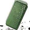 Кожаный чехол-книжка GETMAN Cubic для Samsung Galaxy S20 FE – Зеленый 74422