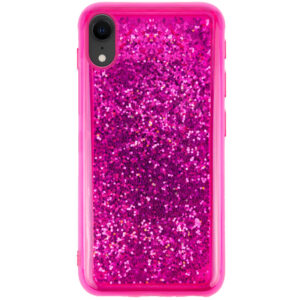 TPU+PC чехол Sparkle glitter для Iphone XR – Малиновый