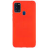 Матовый силиконовый TPU чехол для Samsung Galaxy A21s – Красный