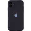 Чохол Silicone Case з захистом камери для Iphone 11 Чорний / Black