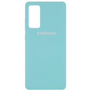 Чохол Silicone Cover для Samsung Galaxy S20 FE Бірюзовий / Ice Blue