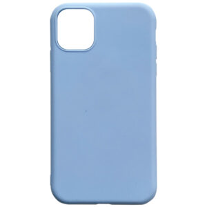 Матовый силиконовый TPU чехол для Iphone 12 Mini – Голубой / Lilac Blue