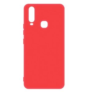 Матовый силиконовый TPU чехол для Vivo Y15 / Y17 – Красный